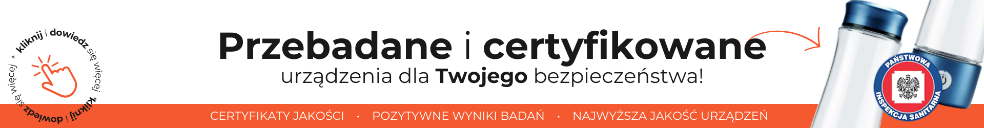 przetestowane i certyfikowane urządzenia